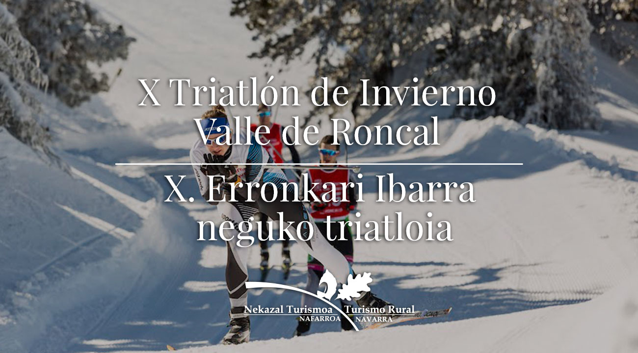 X Triatlón de Invierno en el valle de Roncal turismo rurala de Navarra turismo de montaña en el Pirineo de Navarra en el norte de España
