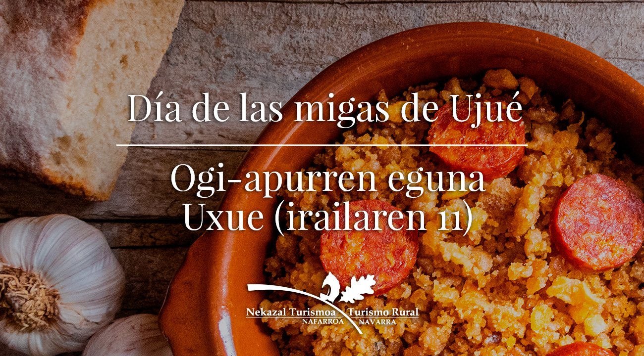 Día de las Migas de Ujué Uxue pueblos más bonitos de Navarra en España pueblos medievales de Navarra turismo gastronómico y familiar